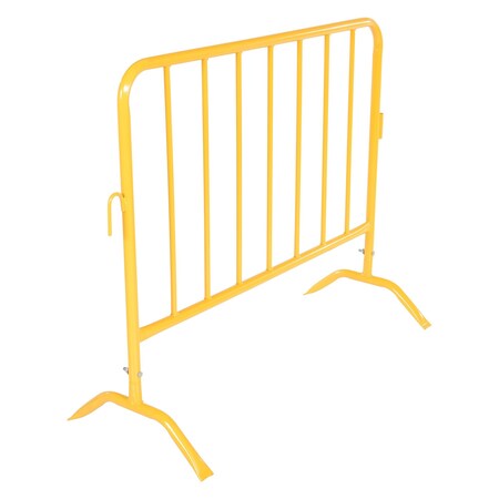 Vestil YELLOW BARRIER 48" W/CURVED FEET PRAIL-48-Y